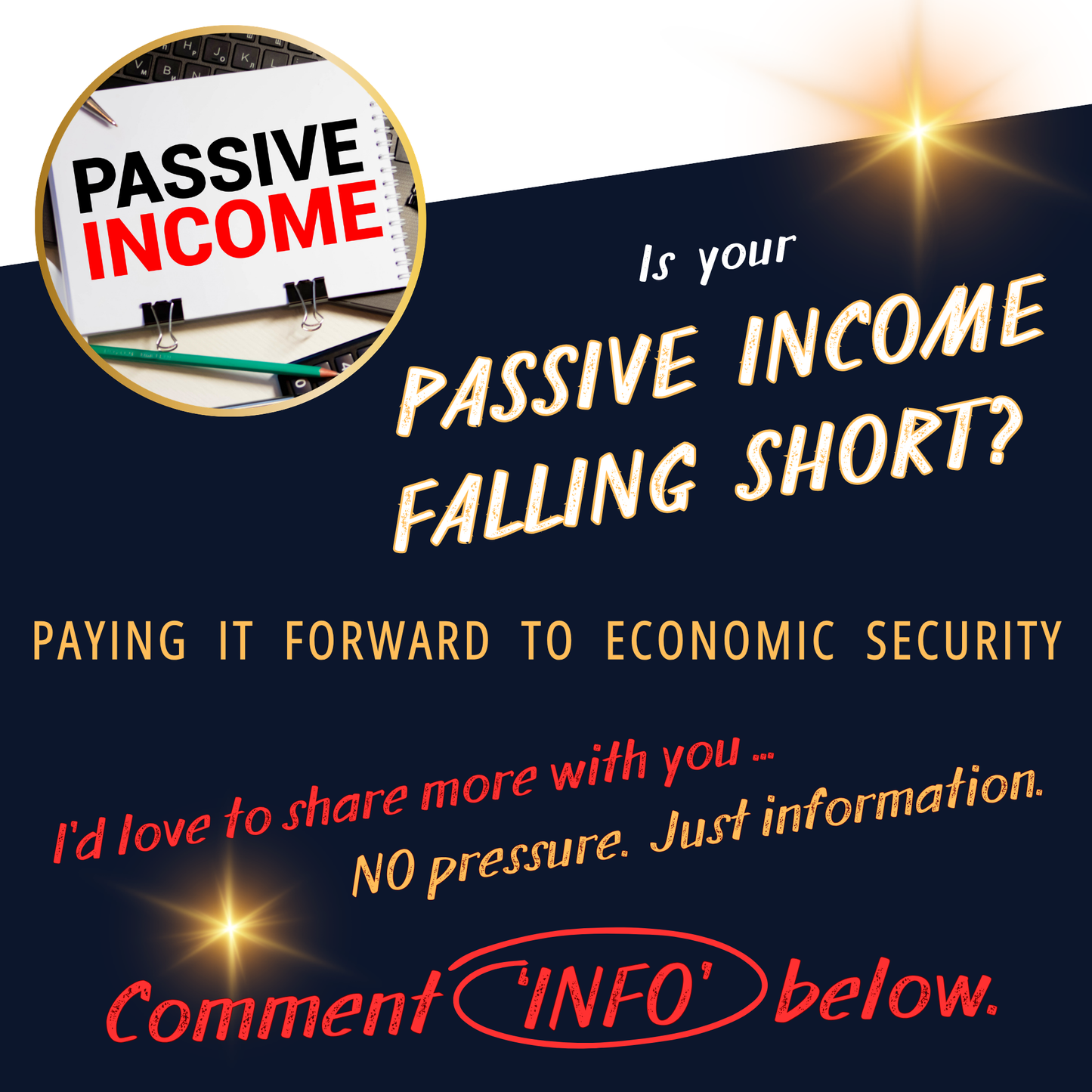 PASSIVE INCOME FALLING SHORT?