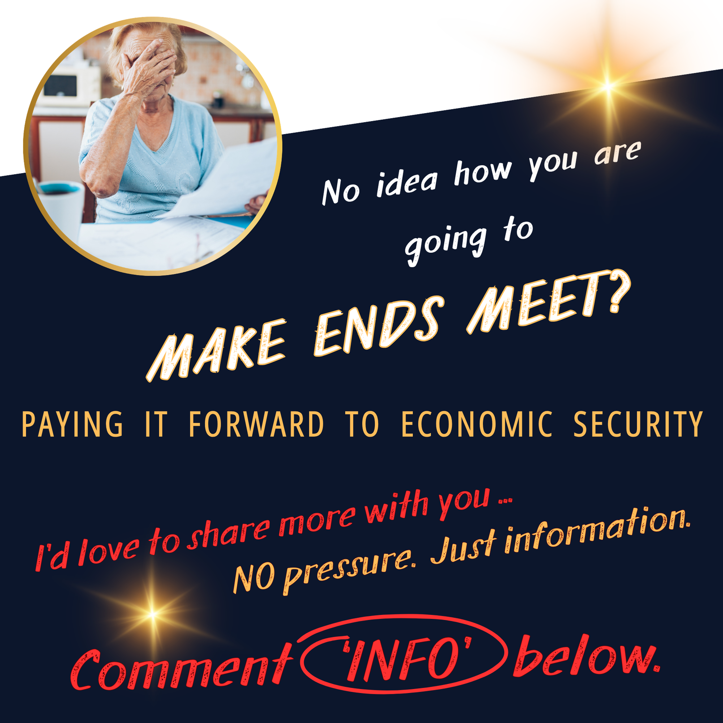 UNABLE TO MAKE ENDS MEET?