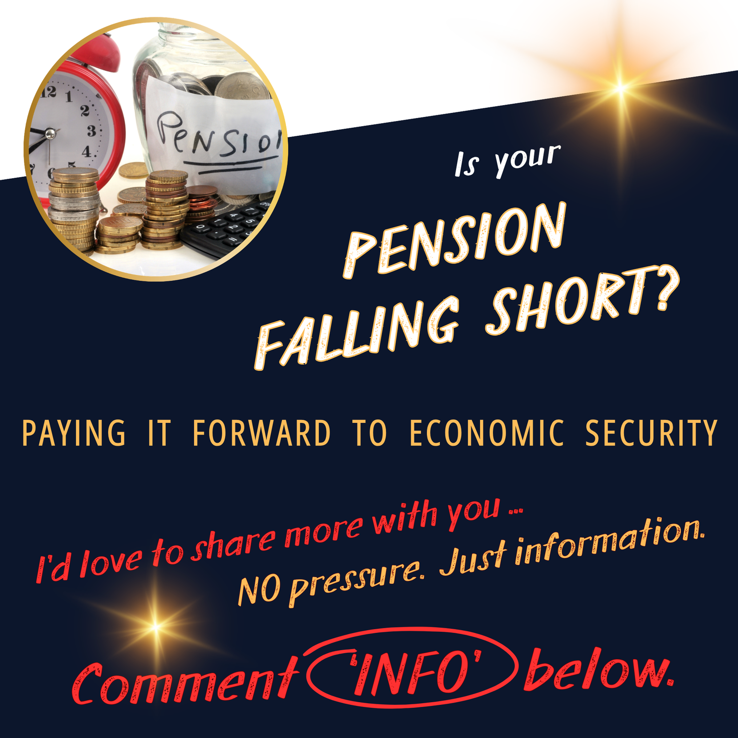 PENSION FALLING SHORT