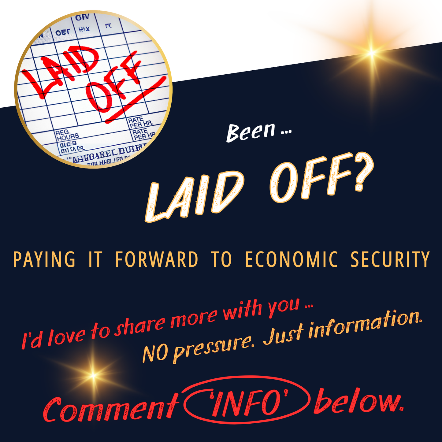 BEEN LAID OFF?