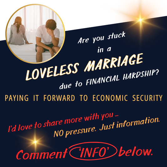 FINANCES - MARIAGE SANS AMOUR ?